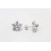 925 Sterling Silver Ear Studs Earring white zircon culture pearl stone P 549